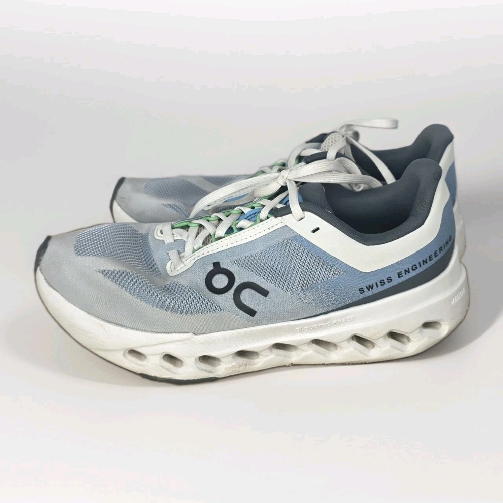 On Cloudsurfer Next Niagara/White Women's 7.5 Mesh Low Top Sneakers 3WE30051025